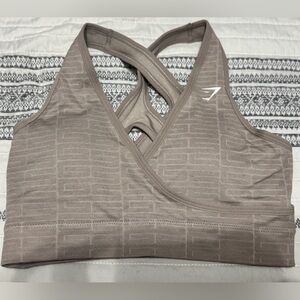 Gymshark Adapt Monogram Seamless Sports Bra - Pink